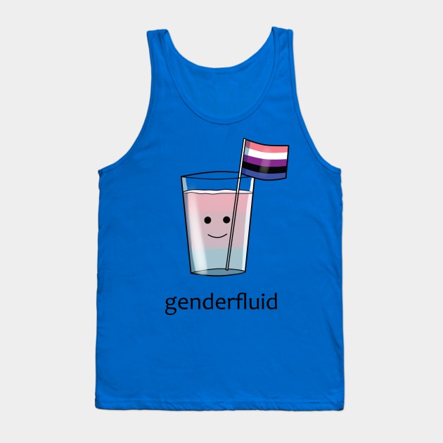 Genderfluid Tank Top by LunarCartoonist